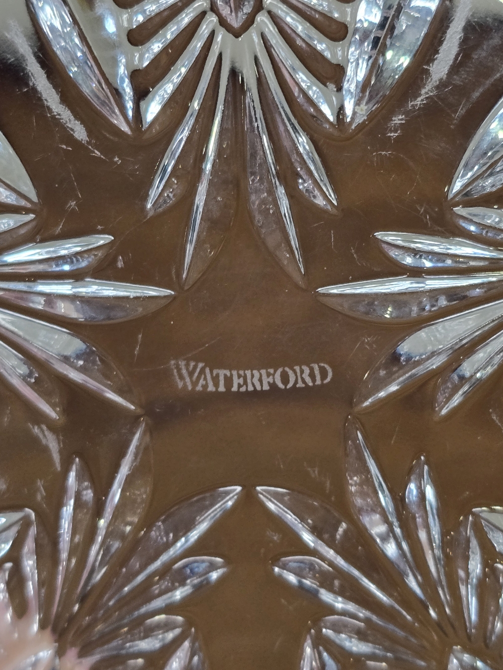 Waterford Clear Crystal Cut Glass Serving Bowl - Picture 7 of 7